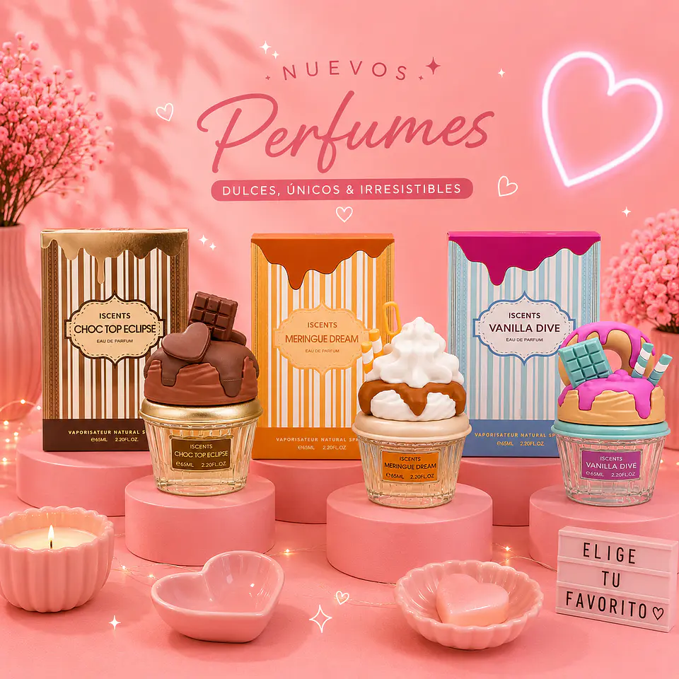 Perfume Gourmand ISCENTS 65 ml – Colección Dulce 1