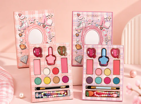 Set de Maquillaje para Niña con Espejo y Accesorios 