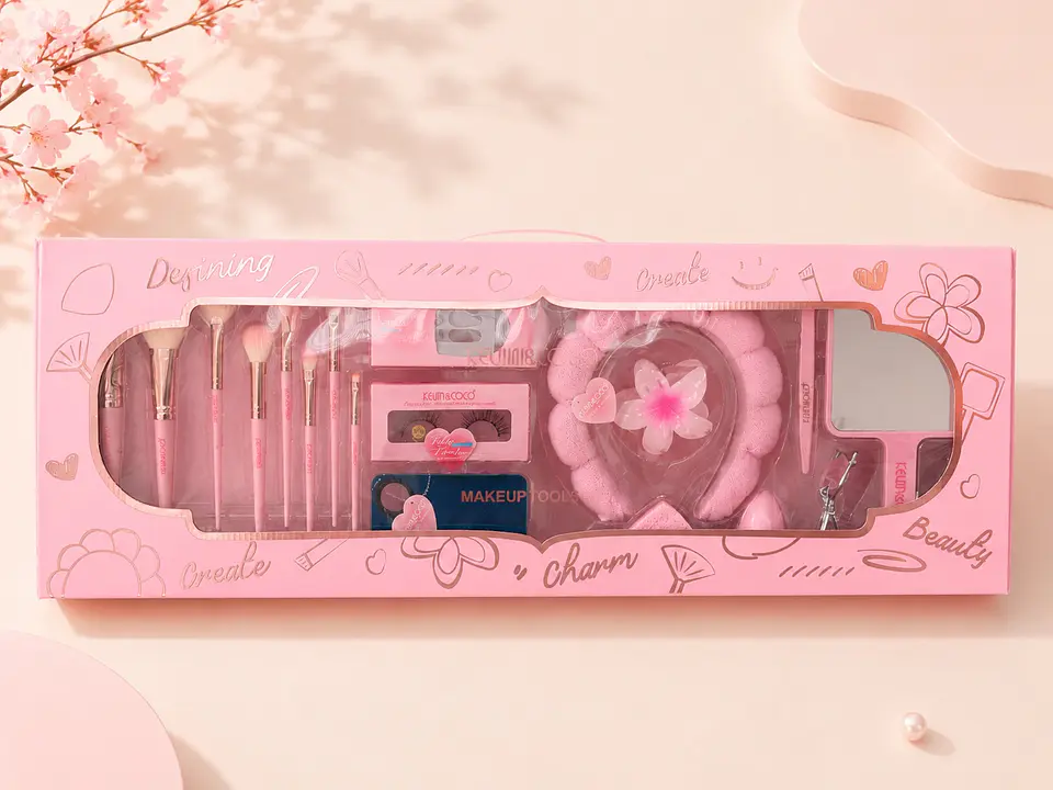 Set de Brochas y Accesorios Kevin & Coco  – Kit de Belleza Completo 1