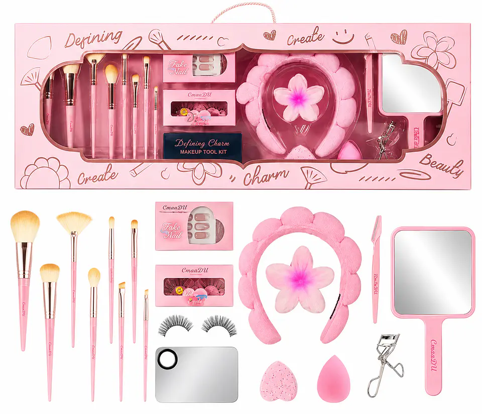 Set de Brochas y Accesorios Kevin & Coco  – Kit de Belleza Completo 2