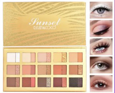 Paleta de Sombras Sunset Kevin & Coco – 30 Tonos