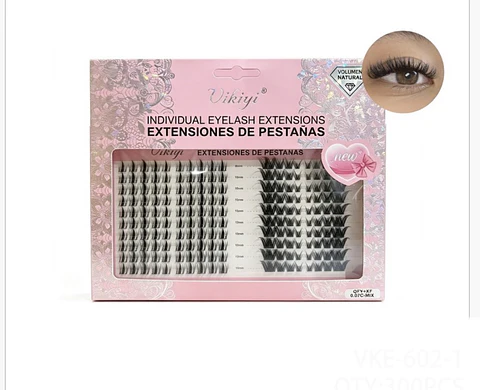 Pestañas Cluster Vikiyi MIX