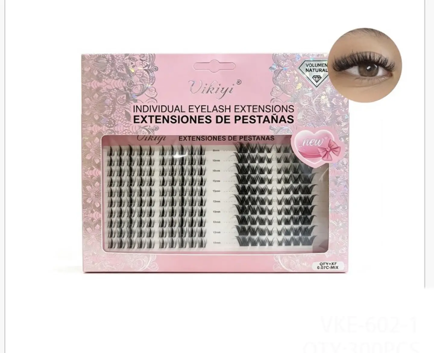 Pestañas Cluster Vikiyi MIX 1
