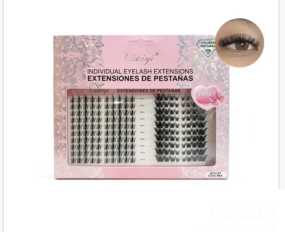 Pestañas Cluster Vikiyi MIX 1