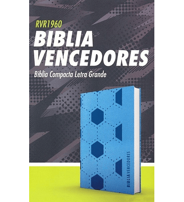 Biblia RVR 1960 Vencedores Azul Símil Piel