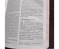 Biblia NVI Letra Grande Tamaño Manual Marrón Símil Piel con Solapa con Imán