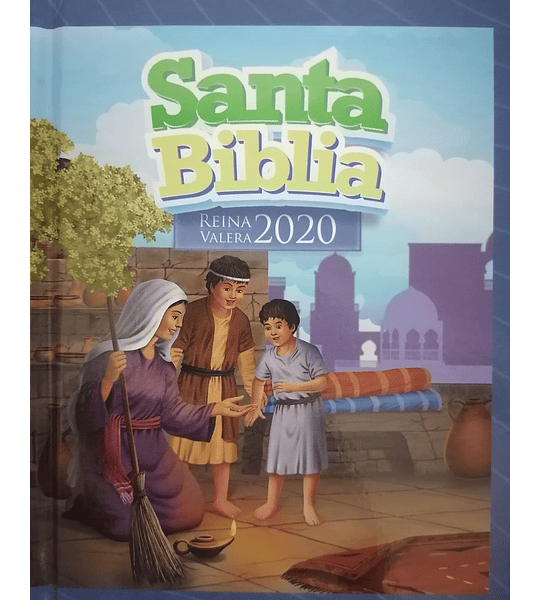 Biblia RVR 2020 para Niños Azul 11x15cm Tapa Dura 