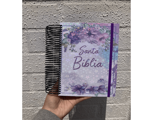 Biblia Letra Grande Flores 2