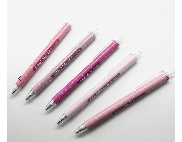 Bolígrafos mujer virtuosa