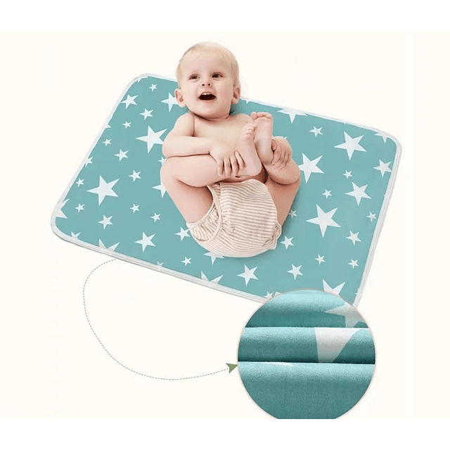 Mudador portátil impermeable para bebé