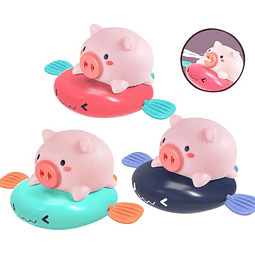 juguetes agua baño diseño chanchito