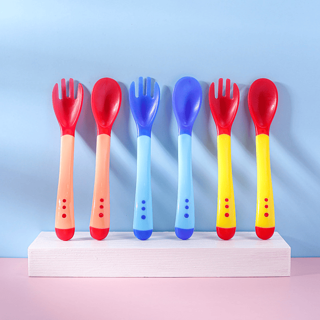 set cucharas de colores (mayor desde 6 unid)