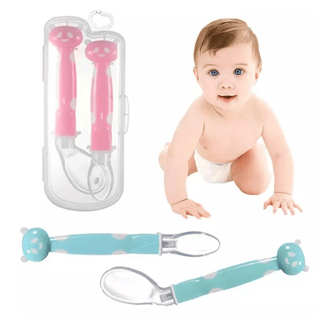 cuchara silicona para bebé