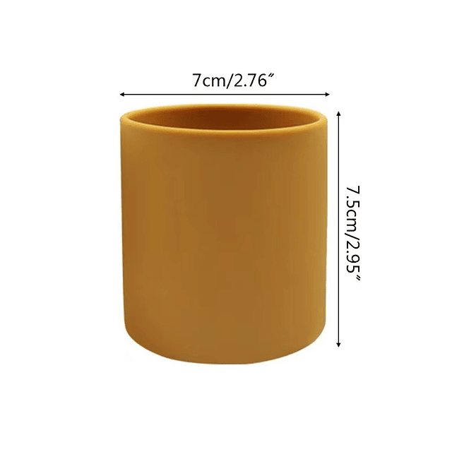 vaso de silicona para bebé