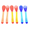 set cucharas de colores (mayor desde 6 unid)