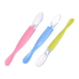 cuchara silicona para bebé,(mayor desde 4 unid)