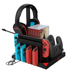 Soporte cargador 9en1 para Nintendo Switch