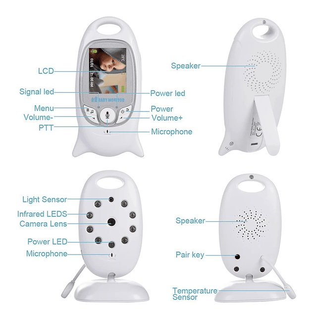 Monitor de bebé inalámbrico