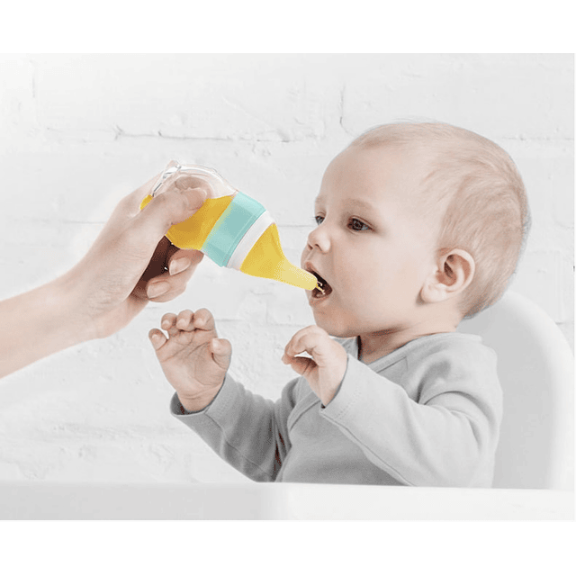 nuevo mamadera alimentador con cuchara para bebé,(mayor desde 4 unid)