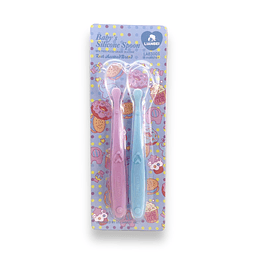 set cuchara Silicona para bebé