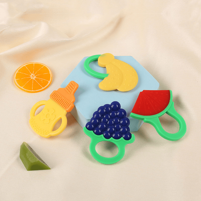Mordedor diseño frutas para bebé