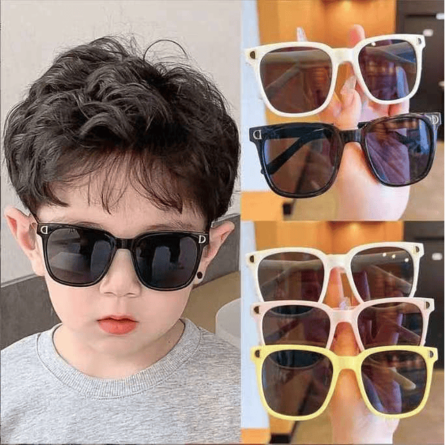 Gafas de sol con montura redonda para niños