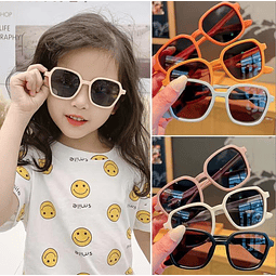 Gafas de sol con montura redonda para niños