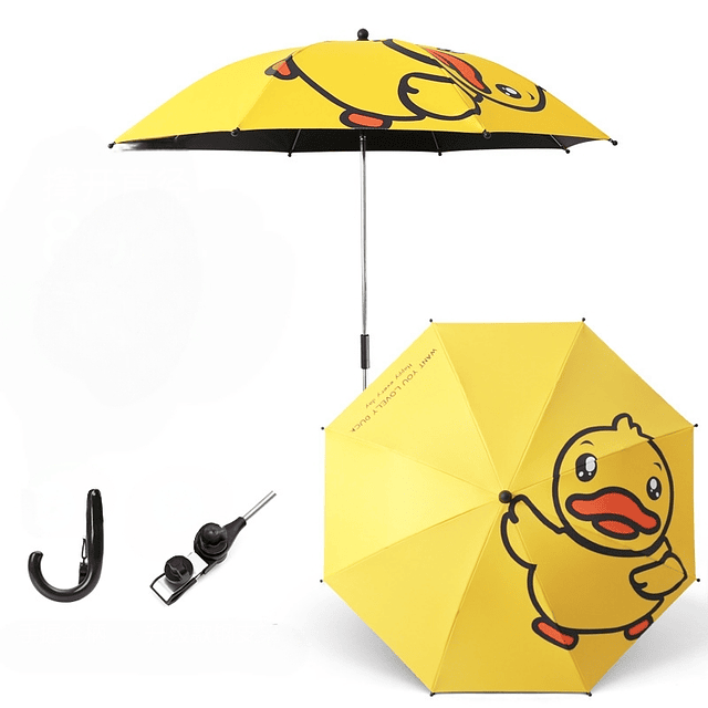 Sombrilla Con Dibujos Para Coche Bebé 