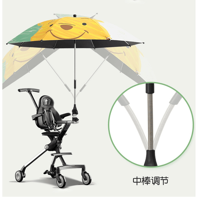 Sombrilla Con Dibujos Para Coche Bebé 