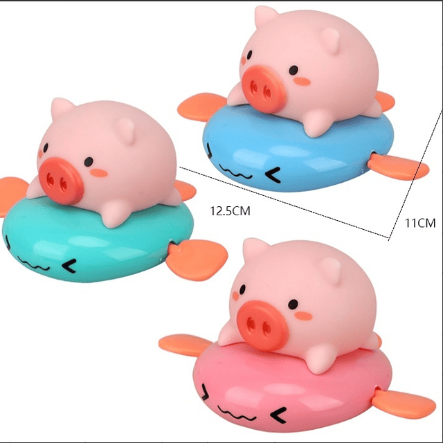 Juguete Agua Baño Diseño Vacas y Chanchitos