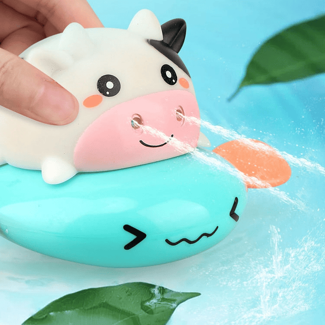 Juguete Agua Baño Diseño Vacas y Chanchitos