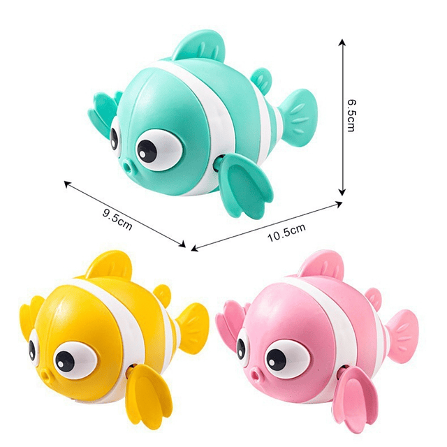 Juguete Agua Baño Diseño Pez Payaso 