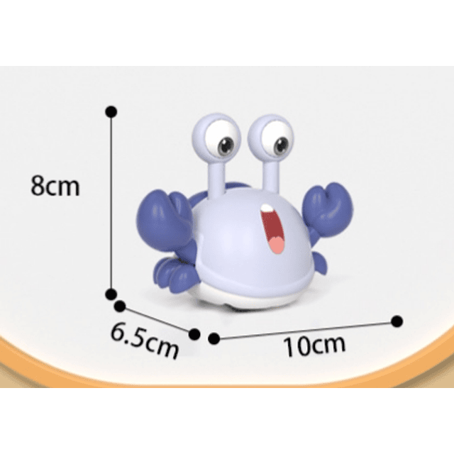 Juguete Carrito Diseño Cangrejo de Ojos Grandes