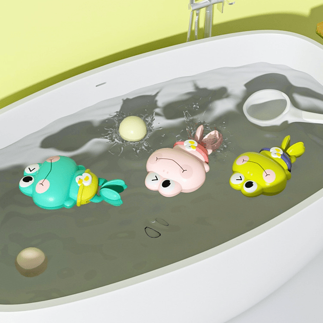 Juguete Agua Baño Diseño Rana