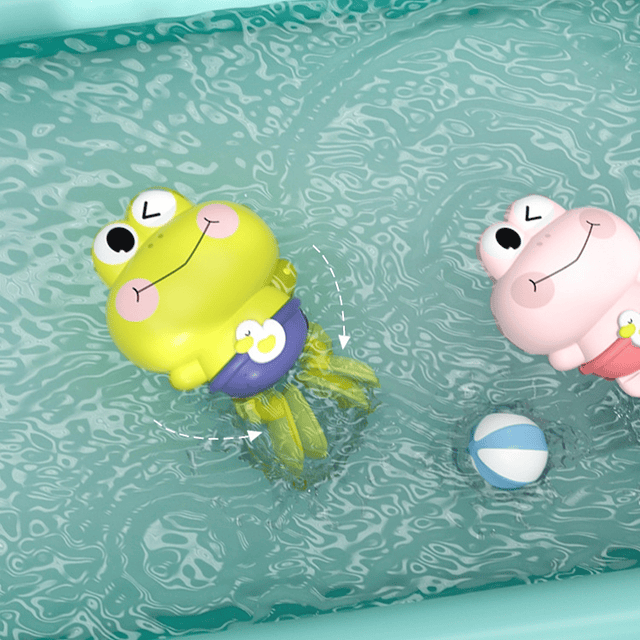Juguete Agua Baño Diseño Rana