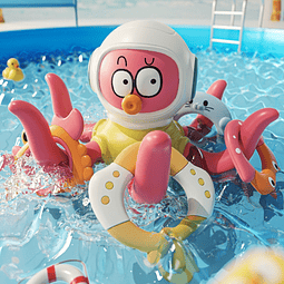 Juguete Agua Baño Ducha Juego de Aros Diseño Pulpo