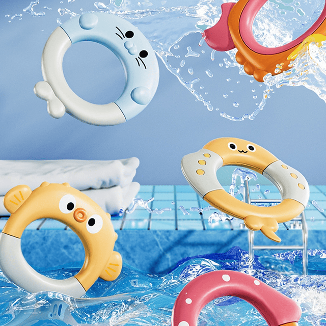 Juguete Agua Baño Ducha Juego de Aros Diseño Pulpo