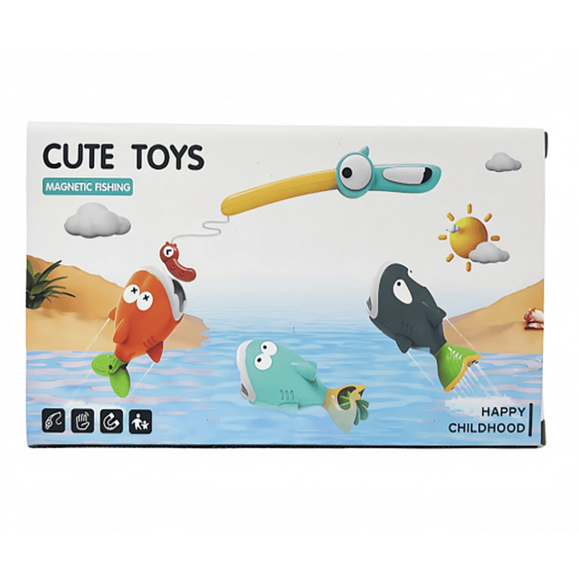 Set Juguete de Pescar Agua Baño Ducha 