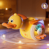 Juguete Pato Divertido Giratorio Con Sonidos y Luz