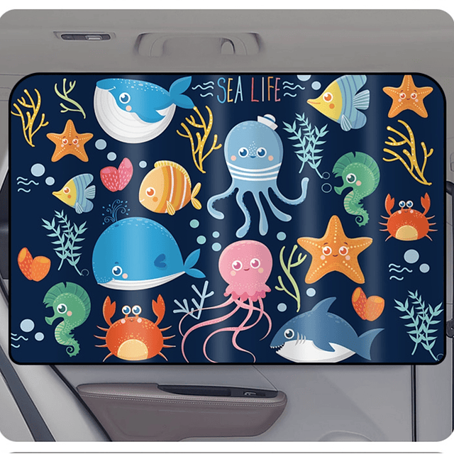 Cortina Con Imán de Auto Para Niños 