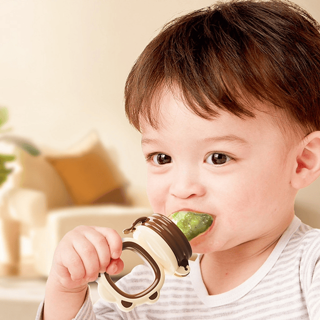 Chupete Fruta Con Cajita de Almacenamiento 
