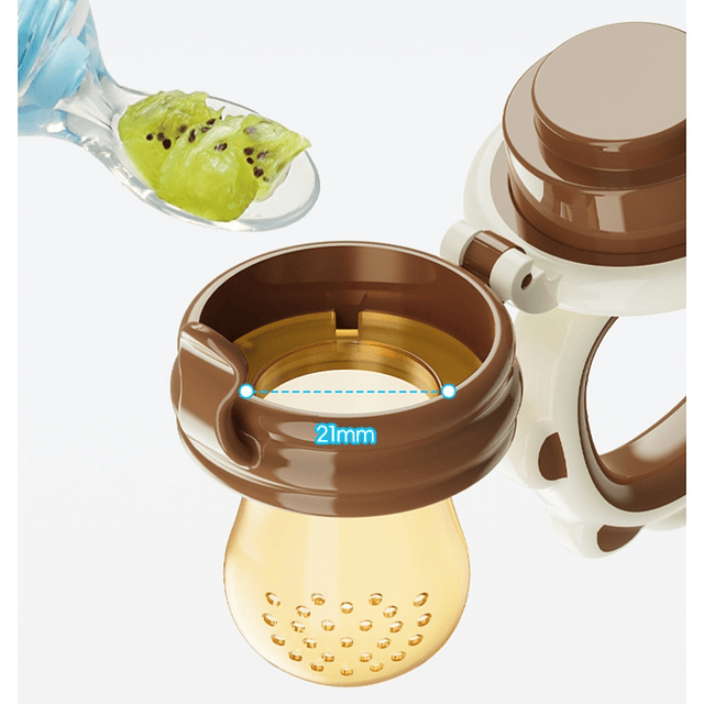 Chupete Fruta Con Cajita de Almacenamiento 