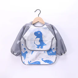 Babero Impermeable Con Manga Larga 