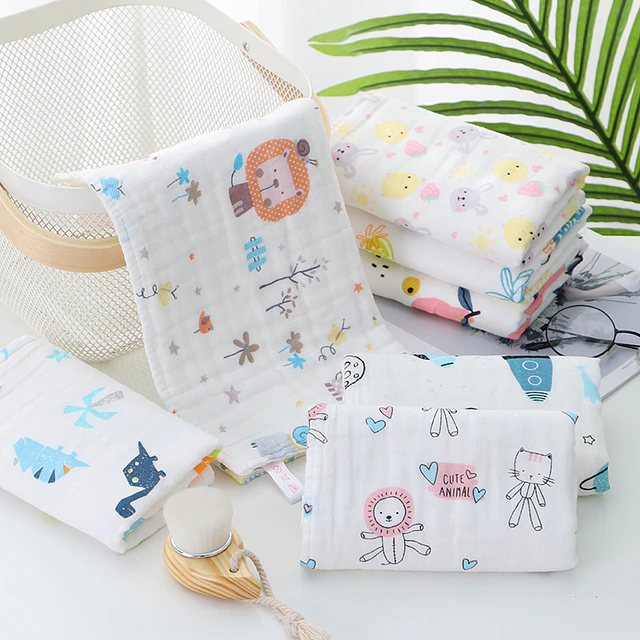 Pack*3 Toallas Tutos Muselina Tamaño 30cm*70cm