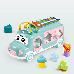 Juguete Didáctico Estimulación Con Xilófono Diseño Bus