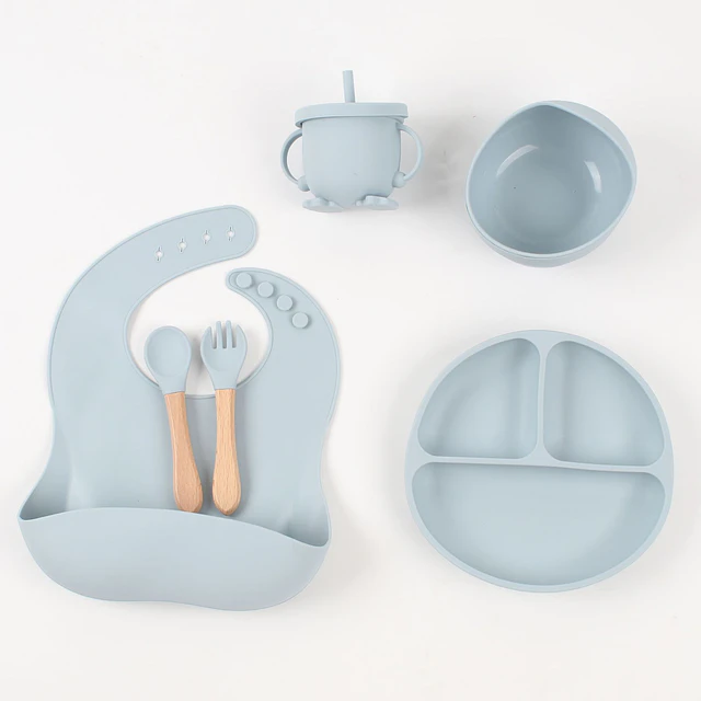 Set Alimentación Platos Silicona 6 en 1