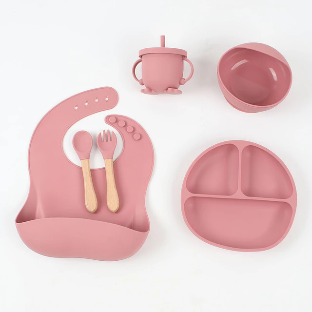 Set Alimentación Platos Silicona 6 en 1