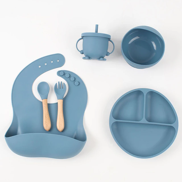 Set Alimentación Platos Silicona 6 en 1