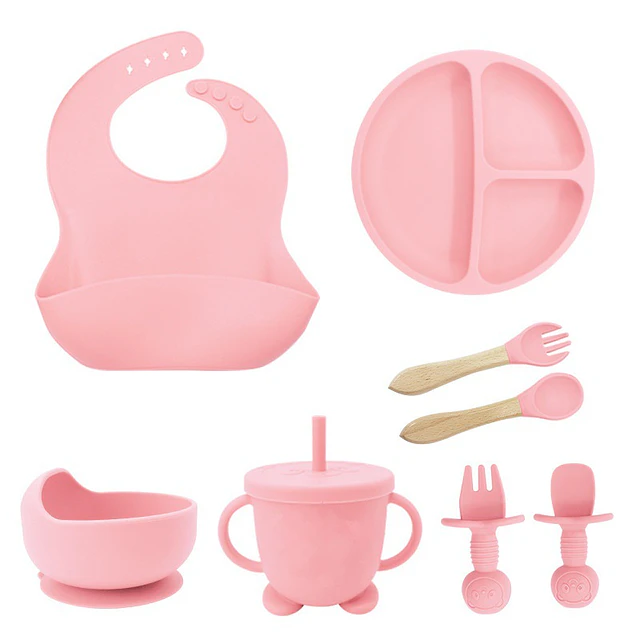 Set Alimentación Platos Silicona 8 en 1