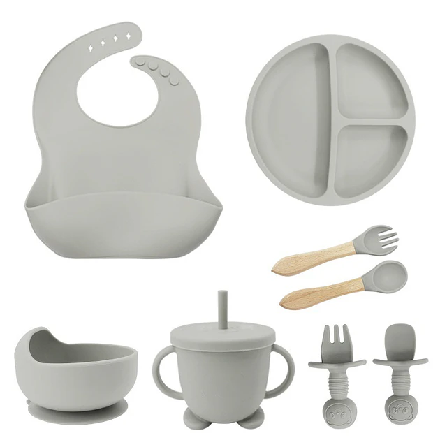 Set Alimentación Platos Silicona 8 en 1